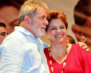 Dilma e Lula reta final